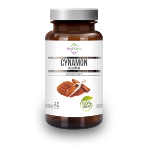CYNAMON CEJLOŃSKI EKSTRAKT (400 mg) 60 KAPSUŁEK – SOUL FARM