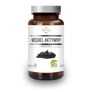 WĘGIEL AKTYWNY (180 mg) 60 KAPSUŁEK – SOUL FARM
