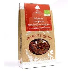 PRZYPRAWA POMIDOROWO – BAZYLIOWA Z CZOSNKIEM NIEDŹWIEDZIM BIO 40 g – DARY NATURY PRZYPRAWA POMIDOROWO – BAZYLIOWA Z CZOSNKIEM NIEDŹWIEDZIM BIO 40 g – DARY NATURY