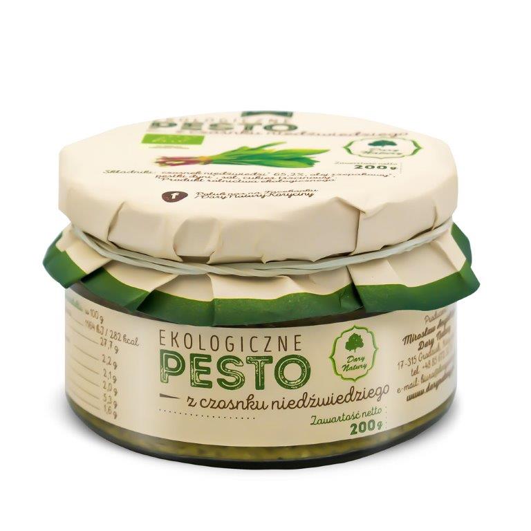 PESTO Z CZOSNKU NIEDŹWIEDZIEGO BIO 200 g – DARY NATURY PESTO Z CZOSNKU NIEDŹWIEDZIEGO BIO 200 g – DARY NATURY