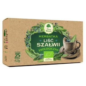 HERBATKA LIŚĆ SZAŁWII BIO (25 x 1,5 g) 37,5 g – DARY NATURY