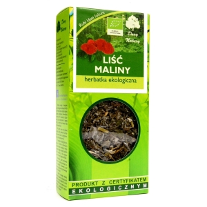 HERBATKA LIŚĆ MALINY BIO 25 g – DARY NATURY