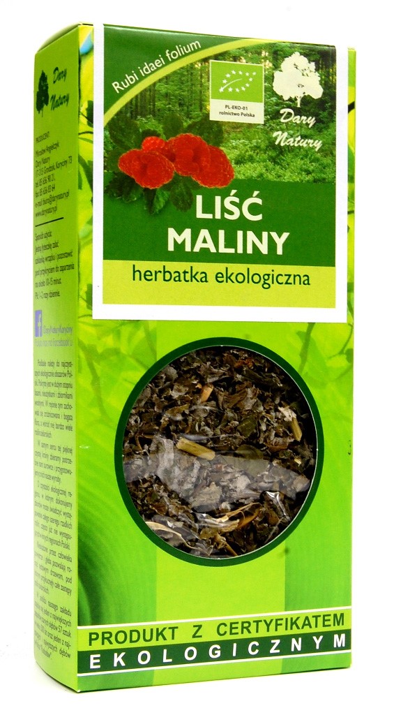 HERBATKA LIŚĆ MALINY BIO 25 g – DARY NATURY HERBATKA LIŚĆ MALINY BIO 25 g – DARY NATURY