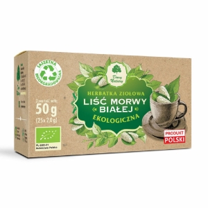 HERBATKA LIŚĆ MORWY BIAŁEJ BIO (25 x 2 g) 50 g – DARY NATURY