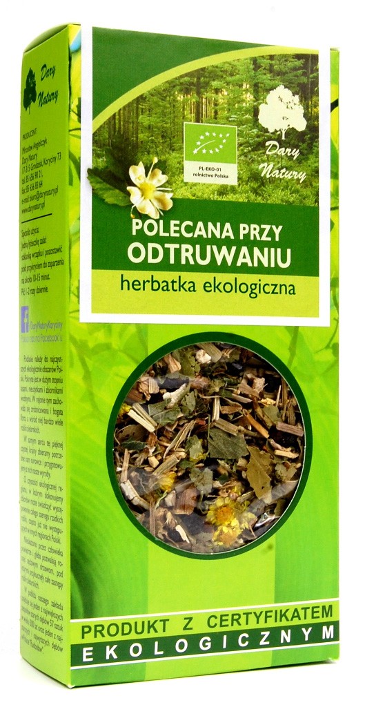 HERBATKA POLECANA PRZY ODTRUWANIU BIO 50 g – DARY NATURY HERBATKA POLECANA PRZY ODTRUWANIU BIO 50 g – DARY NATURY