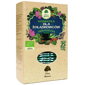 HERBATKA DLA ŻOŁĄDKOWCÓW BIO (25 x 2 g) 50 g – DARY NATURY