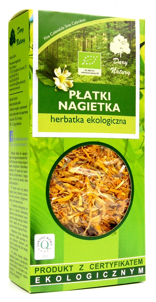 HERBATKA PŁATKI NAGIETKA BIO 25 g – DARY NATURY HERBATKA PŁATKI NAGIETKA BIO 25 g – DARY NATURY