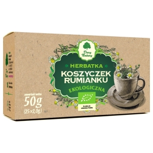 HERBATKA KOSZYCZEK RUMIANKU BIO (25 x 2 g) 50 g – DARY NATURY