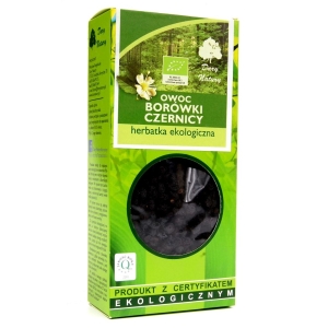 HERBATKA OWOC BORÓWKI CZERNICY BIO 100 g – DARY NATURY
