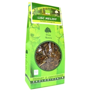 HERBATKA LIŚĆ MELISY BIO 100 g – DARY NATURY