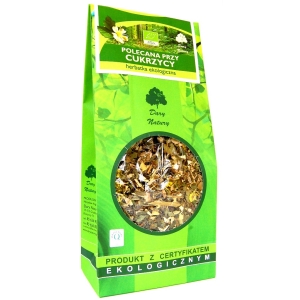 HERBATKA POLECANA PRZY CUKRZYCY BIO 150 g – DARY NATURY