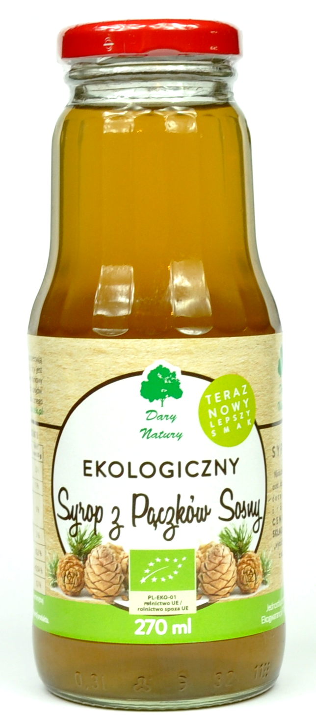 SYROP Z PĄCZKÓW SOSNY BIO 270 ml – DARY NATURY SYROP Z PĄCZKÓW SOSNY BIO 270 ml – DARY NATURY