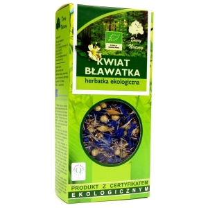 HERBATKA KWIAT BŁAWATKA BIO 25 g – DARY NATURY