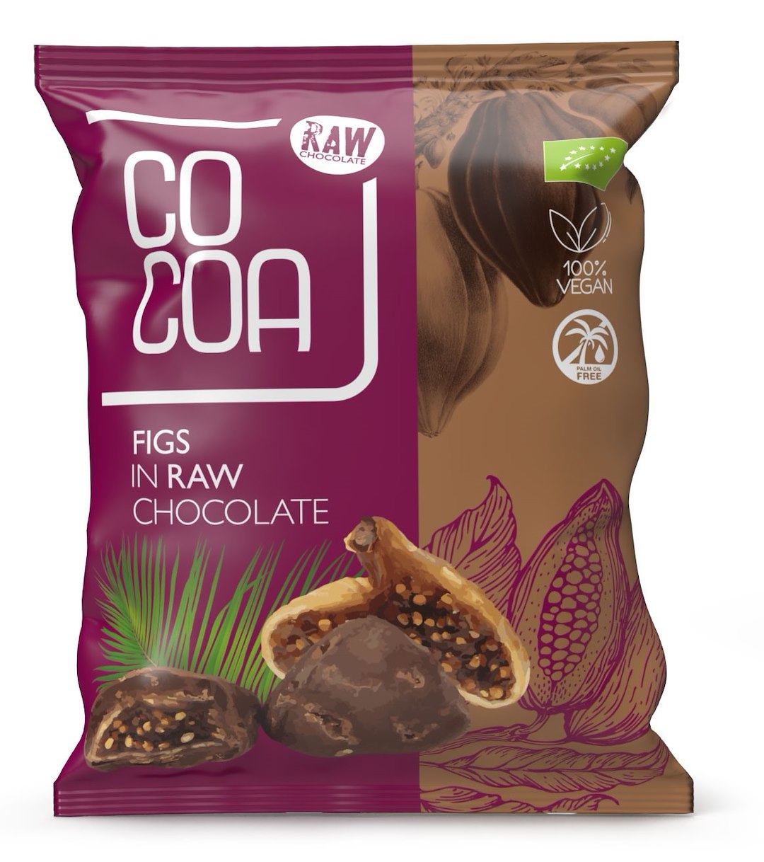 FIGI W CZEKOLADZIE SUROWEJ BIO 70 g – COCOA FIGI W CZEKOLADZIE SUROWEJ BIO 70 g – COCOA