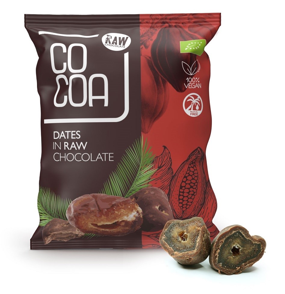 DAKTYLE W CZEKOLADZIE SUROWEJ BIO 70 g – COCOA DAKTYLE W CZEKOLADZIE SUROWEJ BIO 70 g – COCOA