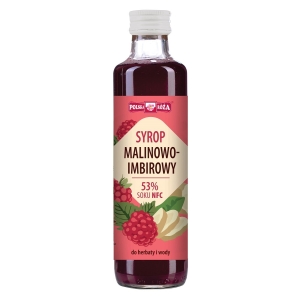 SYROP MALINOWY Z IMBIREM 250 ml – POLSKA RÓŻA