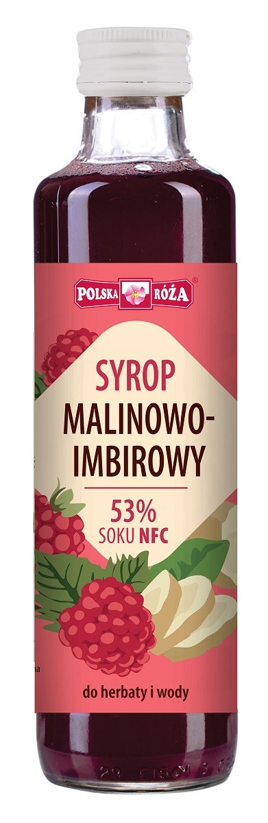 SYROP MALINOWY Z IMBIREM 250 ml – POLSKA RÓŻA SYROP MALINOWY Z IMBIREM 250 ml – POLSKA RÓŻA