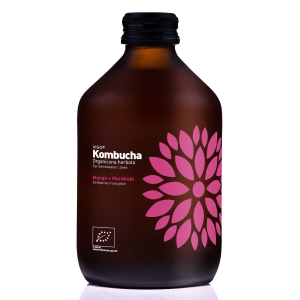 KOMBUCHA Z MANGO I MARAKUJĄ BEZGLUTENOWA BIO 330 ml – VIGO