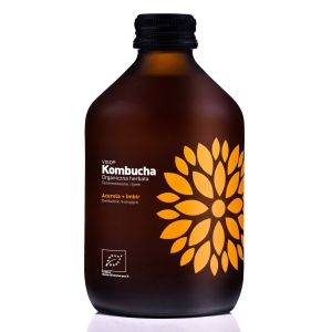 KOMBUCHA Z ACEROLĄ I IMBIREM BEZGLUTENOWA BIO 330 ml – VIGO