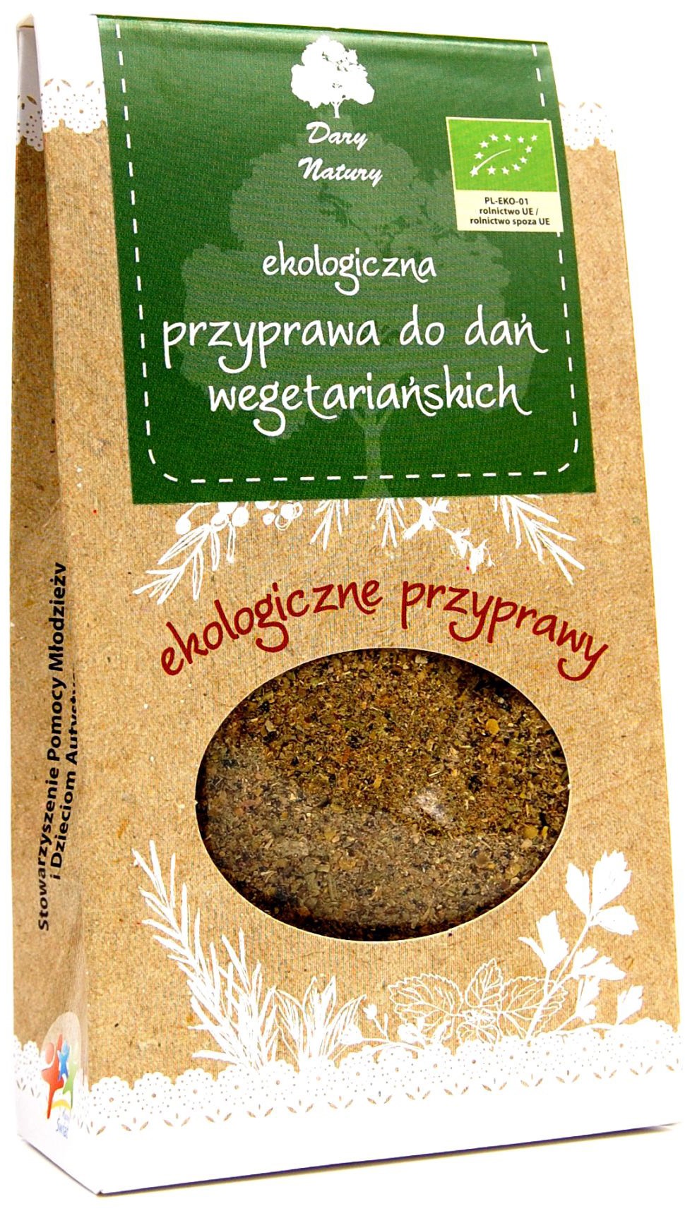 PRZYPRAWA DO DAŃ WEGETARIAŃSKICH BIO 40 g – DARY NATURY PRZYPRAWA DO DAŃ WEGETARIAŃSKICH BIO 40 g – DARY NATURY