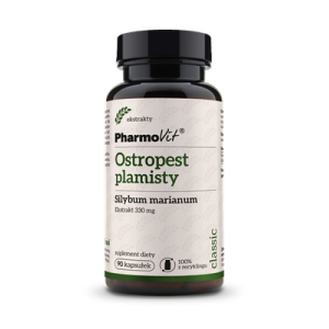 OSTROPEST PLAMISTY EKSTRAKT (330 mg) BEZGLUTENOWY 90 KAPSUŁEK – PHARMOVIT (CLASSIC)