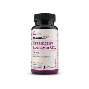 KOENZYM Q10 (120 mg) BEZGLUTENOWY 60 KAPSUŁEK – PHARMOVIT (CLASSIC)