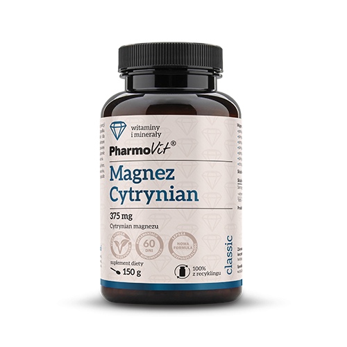 CYTRYNIAN MAGNEZU PROSZEK BEZGLUTENOWY 150 g – PHARMOVIT (CLASSIC) CYTRYNIAN MAGNEZU PROSZEK BEZGLUTENOWY 150 g – PHARMOVIT (CLASSIC)