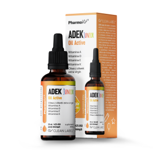 WITAMINA ADEK JUNIOR DLA DZIECI W KROPLACH BEZGLUTENOWE 30 ml – PHARMOVIT (CLEAN LABEL)