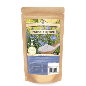 INULINA Z KORZENIA CYKORII BEZGLUTENOWA 300 g – PIĘĆ PRZEMIAN