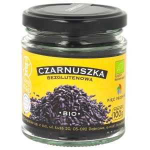 CZARNUSZKA BEZGLUTENOWA BIO 100 g – PIĘĆ PRZEMIAN CZARNUSZKA BEZGLUTENOWA BIO 100 g – PIĘĆ PRZEMIAN