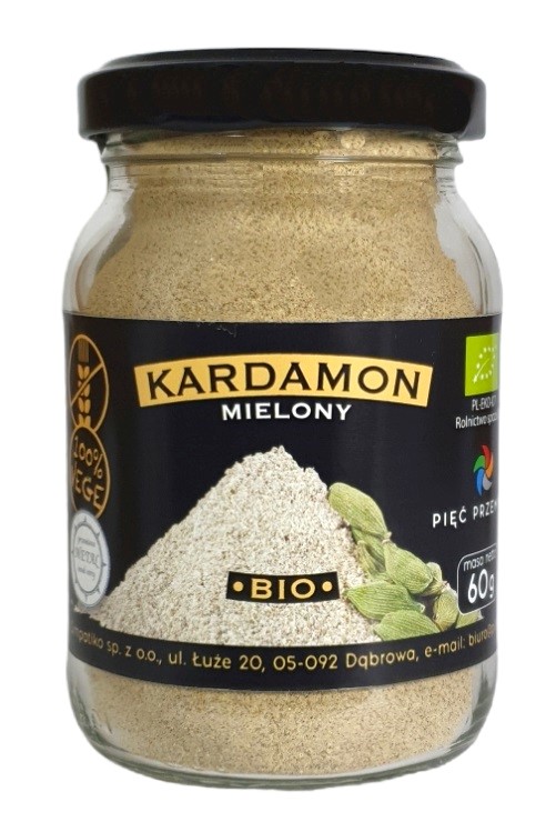 KARDAMON MIELONY BEZGLUTENOWY BIO 60 g – PIĘĆ PRZEMIAN KARDAMON MIELONY BEZGLUTENOWY BIO 60 g – PIĘĆ PRZEMIAN