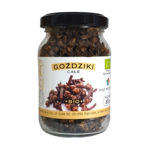 GOŹDZIKI CAŁE BEZGLUTENOWE BIO 65 g – PIĘĆ PRZEMIAN