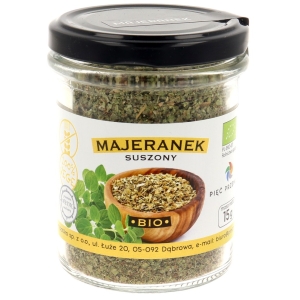 MAJERANEK SUSZONY BEZGLUTENOWY BIO 15 g – PIĘĆ PRZEMIAN