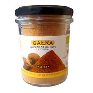 GAŁKA MUSZKATOŁOWA MIELONA BEZGLUTENOWA BIO 70 g – PIĘĆ PRZEMIAN