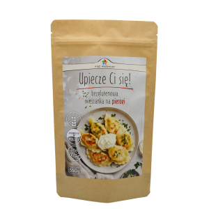 MIESZANKA NA PIEROGI BEZ DODATKU CUKRÓW BEZGLUTENOWA 550 g – PIĘĆ PRZEMIAN