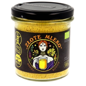 MIESZANKA PRZYPRAW „ZŁOTE MLEKO” BEZGLUTENOWA BIO 130 g – PIĘĆ PRZEMIAN