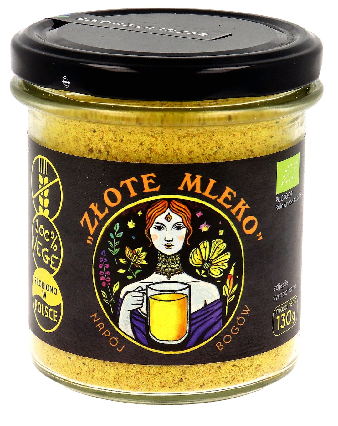 MIESZANKA PRZYPRAW „ZŁOTE MLEKO” BEZGLUTENOWA BIO 130 g – PIĘĆ PRZEMIAN MIESZANKA PRZYPRAW „ZŁOTE MLEKO” BEZGLUTENOWA BIO 130 g – PIĘĆ PRZEMIAN
