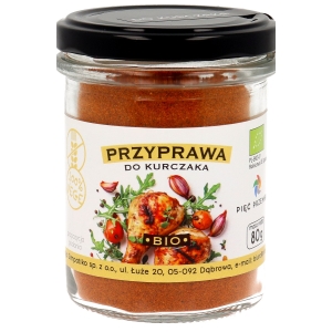 PRZYPRAWA DO KURCZAKA BEZGLUTENOWA BIO 80 g – PIĘĆ PRZEMIAN