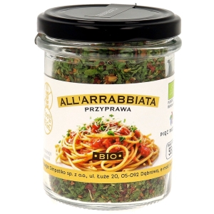 PRZYPRAWA ALL’ARRABBIATA BEZGLUTENOWA BIO 55 g – PIĘĆ PRZEMIAN