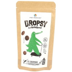 DROPSY CZEKOLADOWE BEZ DODATKU CUKRÓW BEZGLUTENOWE 200 g – PIĘĆ PRZEMIAN