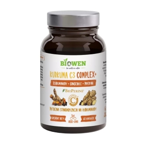 KURKUMA C3 COMPLEX+ BEZGLUTENOWA 60 KAPSUŁEK – BIOWEN