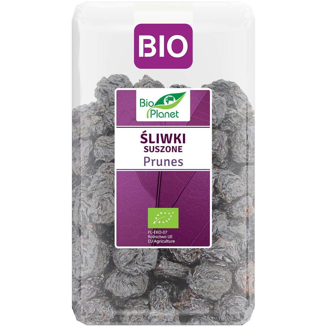 ŚLIWKI SUSZONE BIO 1 kg - BIO PLANET (PRODUKT SEZONOWY)