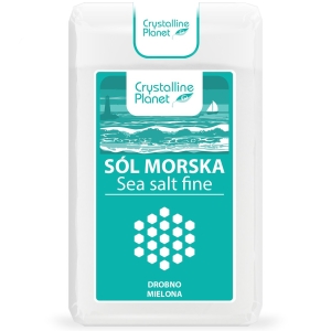 SÓL MORSKA DROBNO MIELONA 600 g – CRYSTALLINE PLANET SÓL MORSKA DROBNO MIELONA 600 g – CRYSTALLINE PLANET