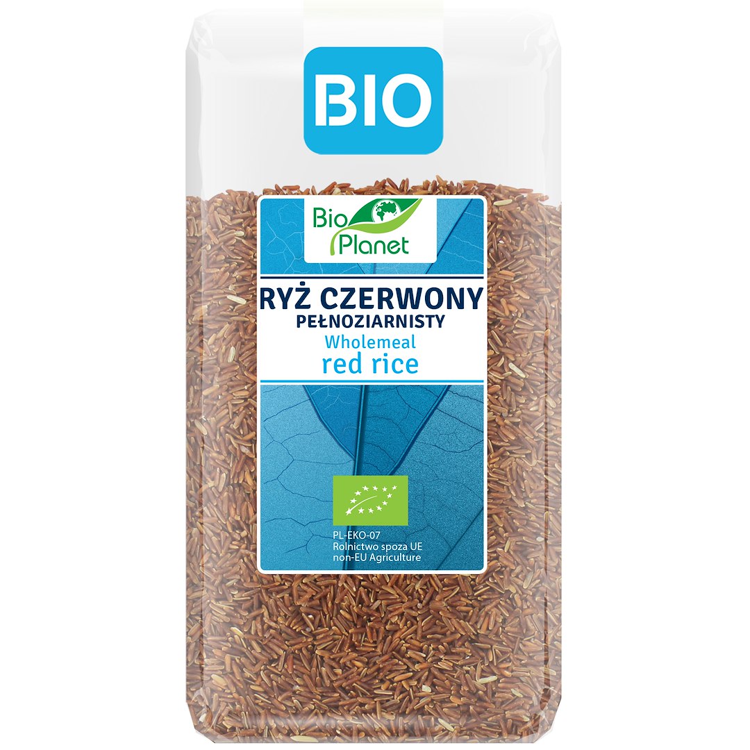 RYŻ CZERWONY PEŁNOZIARNISTY BIO 500 g – BIO PLANET RYŻ CZERWONY PEŁNOZIARNISTY BIO 500 g – BIO PLANET