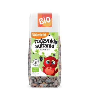 RODZYNKI SUŁTANKI BEZGLUTENOWE BIO 150 g – BIOMINKI