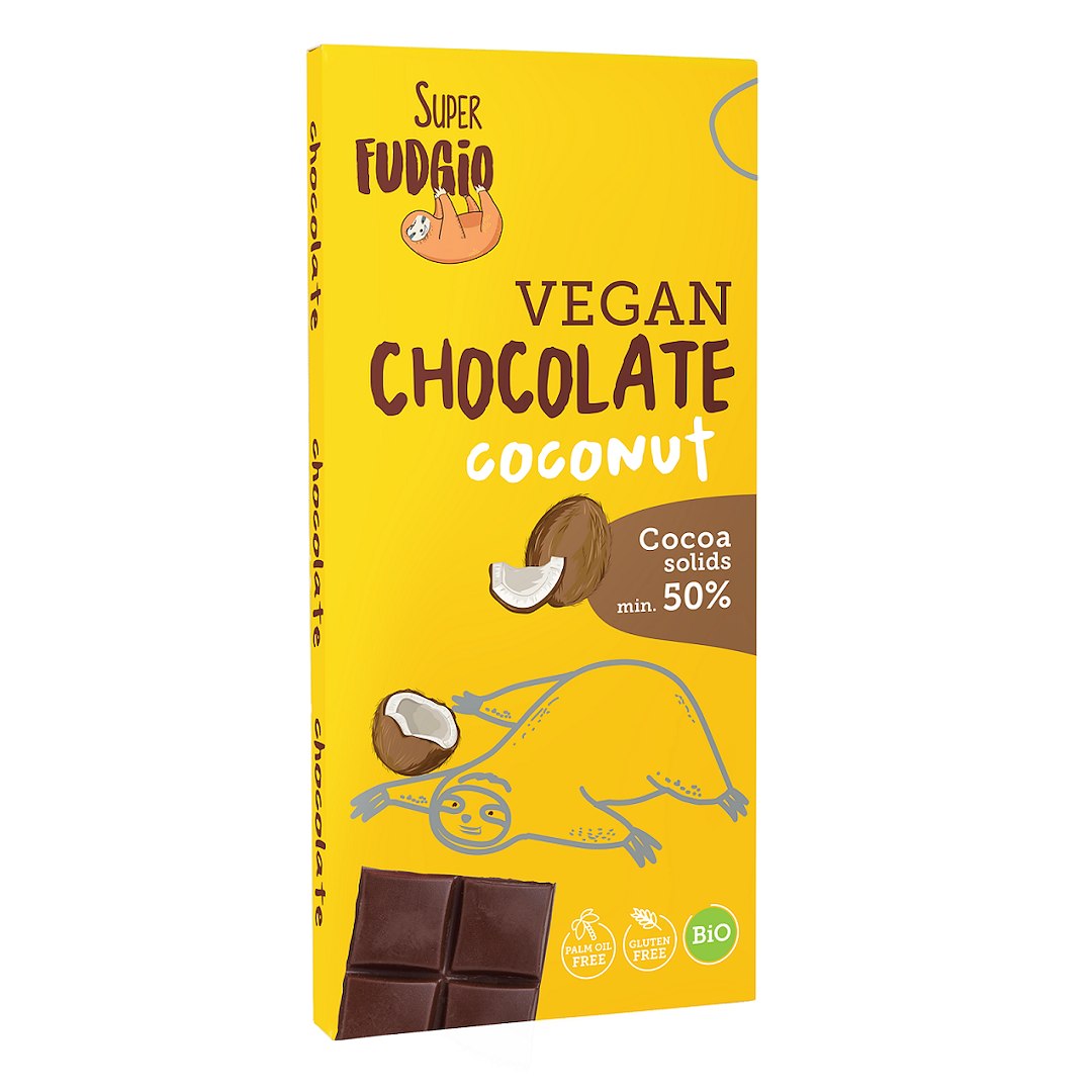 CZEKOLADA KOKOSOWA BIO 80 g – ME GUSTO (SUPER FUDGIO) CZEKOLADA KOKOSOWA BIO 80 g – ME GUSTO (SUPER FUDGIO)
