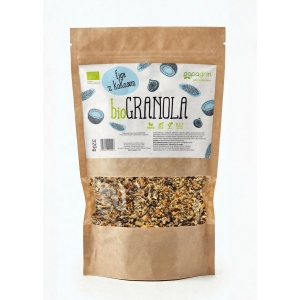 GRANOLA FIGA Z KOKOSEM BEZ DODATKU CUKRÓW BEZGLUTENOWA BIO 320 g – PAPAGRIN