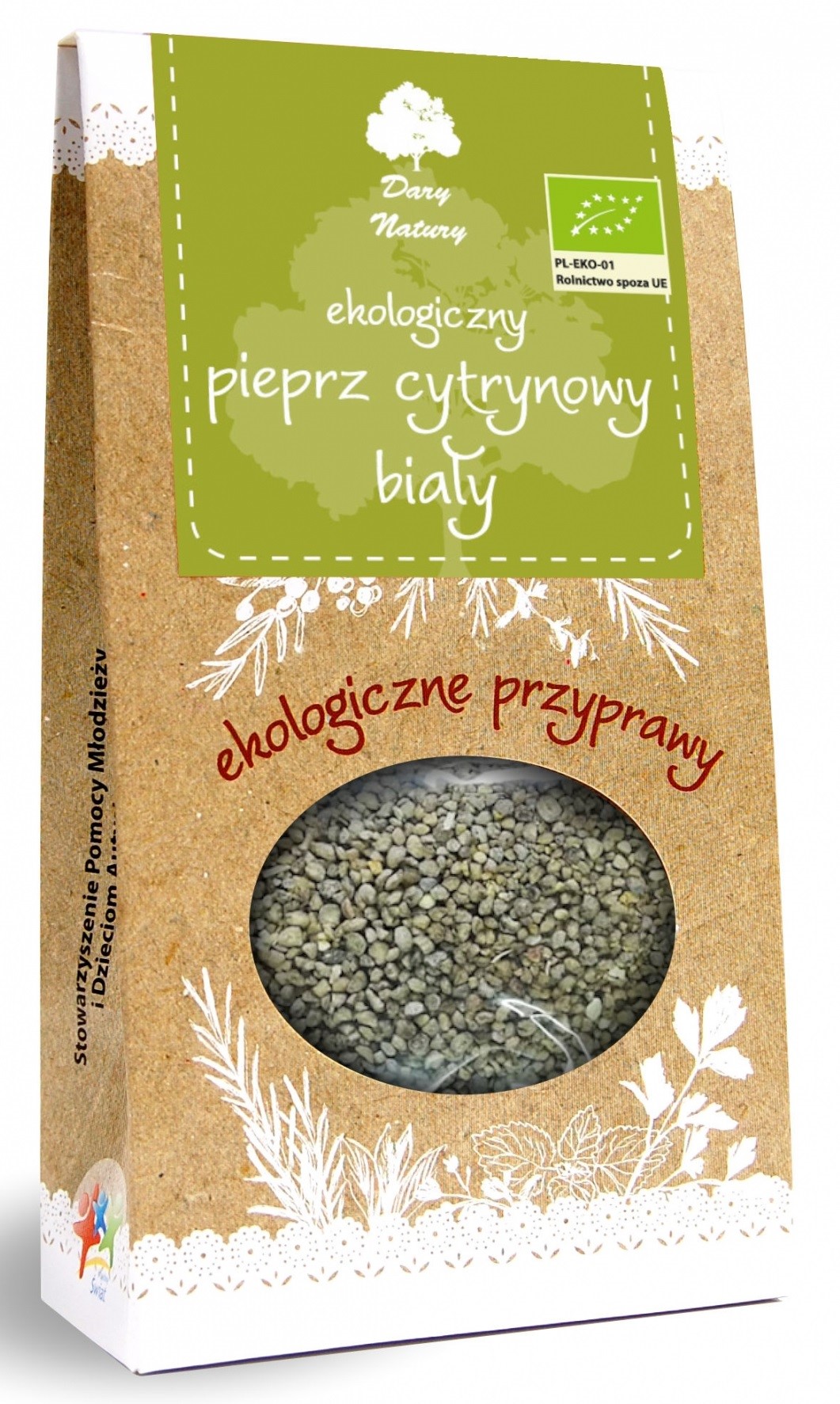 PIEPRZ BIAŁY CYTRYNOWY BIO 50 g – DARY NATURY PIEPRZ BIAŁY CYTRYNOWY BIO 50 g – DARY NATURY