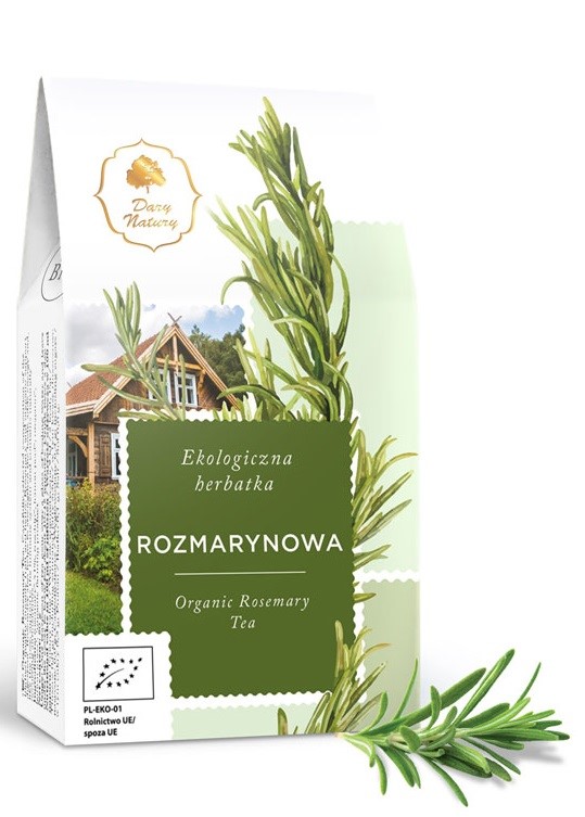 HERBATKA ROZMARYNOWA BIO 80 g – DARY NATURY HERBATKA ROZMARYNOWA BIO 80 g – DARY NATURY