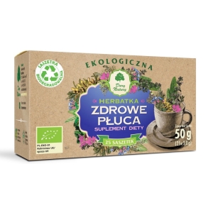 HERBATKA ZDROWE PŁUCA BIO (25 x 2 g) 50 g – DARY NATURY